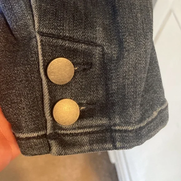 INC International Concepts Dark Blue Denim Blazer - Picture 9 of 10